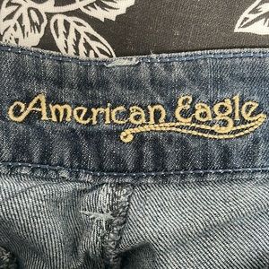 American Eagle “slouchy wide leg denim” Juniors size 8
